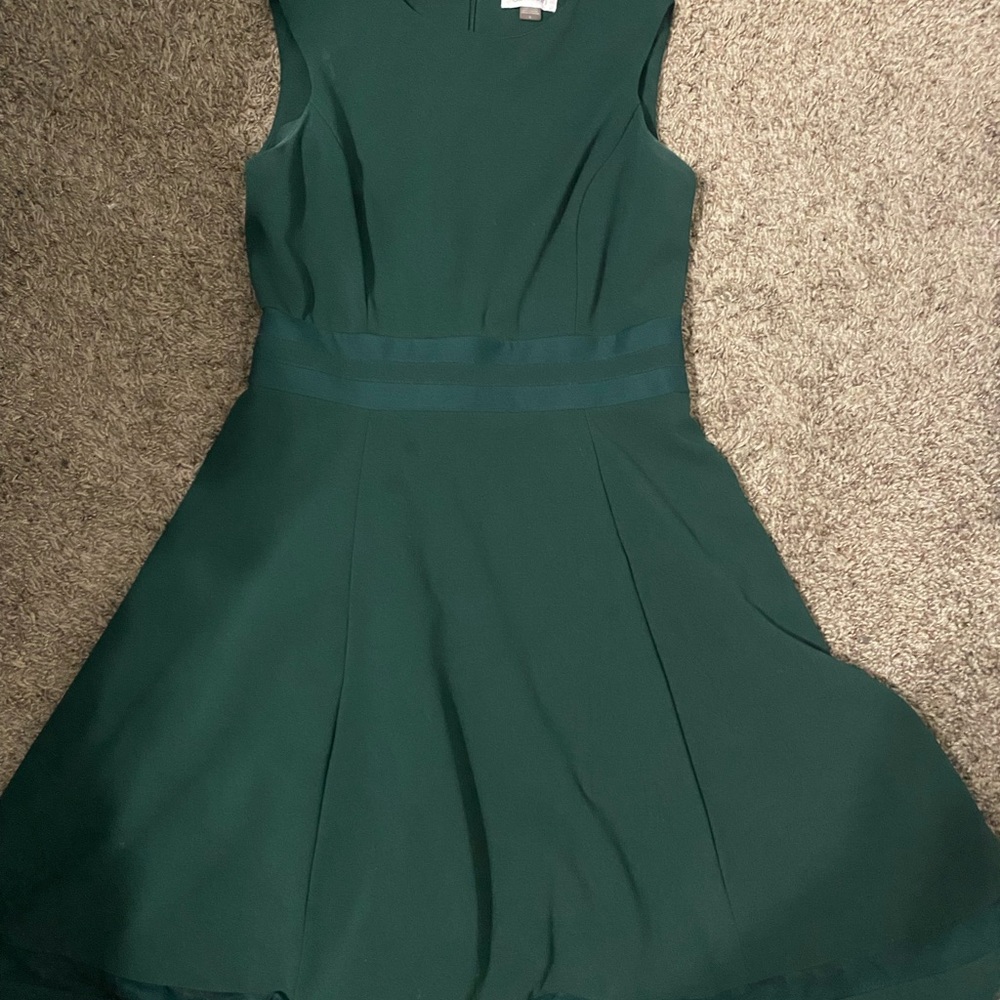 Green Mid Length Calvin Klein Dress